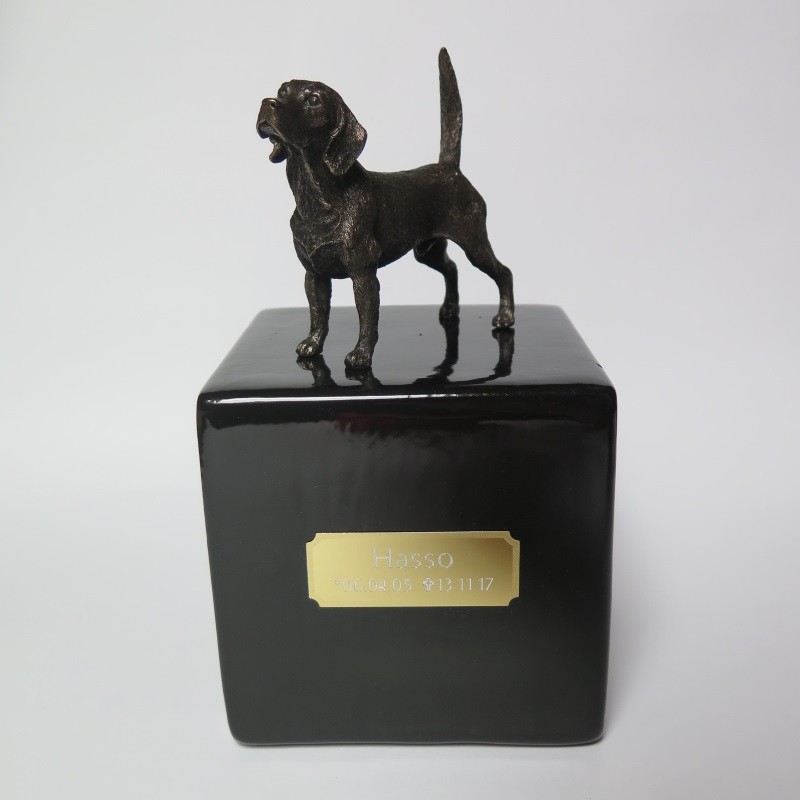 Beagle Urne Designurne